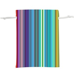 Color Stripes Lightweight Drawstring Pouch (xl)