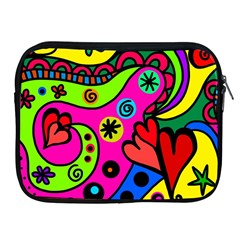 Seamless Doodle Apple Ipad 2/3/4 Zipper Cases by Bangk1t