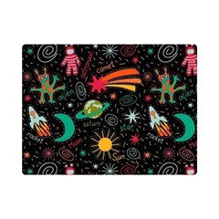 Seamless Pattern Space Premium Plush Fleece Blanket (mini) by Amaryn4rt