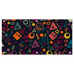 Doodle Pattern Banner And Sign 4  X 2  by Grandong