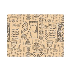 Aztec Tribal African Egyptian Style Seamless Pattern Vector Antique Ethnic Premium Plush Fleece Blanket (mini) by Grandong