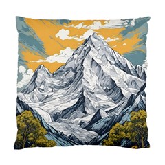 Nature Mountains Landscape Forest Standard Cushion Case (two Sides) by Ravend