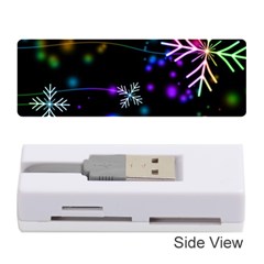 Snowflakes Snow Winter Christmas Memory Card Reader (stick) by Bedest