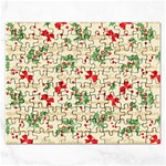 Christmas-paper-scrapbooking-- Rectangular Jigsaw Puzzl Front