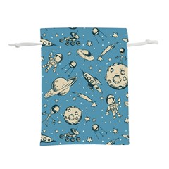 Space Objects Nursery Pattern Lightweight Drawstring Pouch (s) by pakminggu