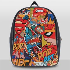 Comic Cartoon Pattern School Bag (xl) by pakminggu