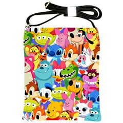 Illustration Cartoon Character Animal Cute Shoulder Sling Bag by Cowasu