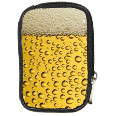 Beer Bubbles Compact Camera Leather Case by Cowasu