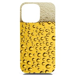 Beer Bubbles Iphone 14 Pro Max Black Uv Print Case by Cowasu