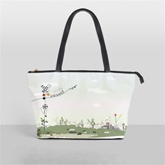 Abstract-background-children Classic Shoulder Handbag by Cowasu