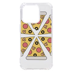 Pizza-slice-food-italian Iphone 14 Pro Tpu Uv Print Case by Cowasu