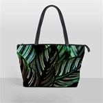 Calathea Leaves Strippe Line Classic Shoulder Handbag Front