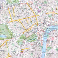 London City Map Play Mat (rectangle) by Bedest