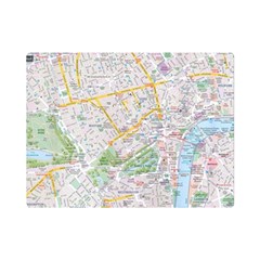 London City Map Premium Plush Fleece Blanket (mini) by Bedest