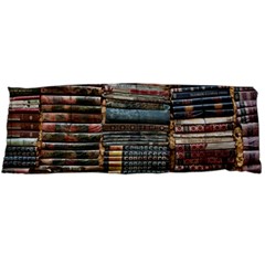 Pile Of Books Photo Of Assorted Book Lot Backyard Antique Store Body Pillow Case (dakimakura) by Ravend