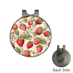 Strawberry Fruit Hat Clips With Golf Markers by Bedest