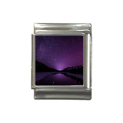 Dark Purple Aesthetic Landscape Italian Charm (13mm) by Sarkoni