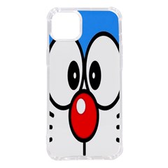 Doraemon Face, Anime, Blue, Cute, Japan Iphone 14 Plus Tpu Uv Print Case