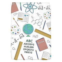 School Subjects And Objects Vector Illustration Seamless Pattern Removable Flap Cover (s) by Grandong