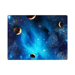 3d Universe Space Star Planet Premium Plush Fleece Blanket (mini) by Grandong