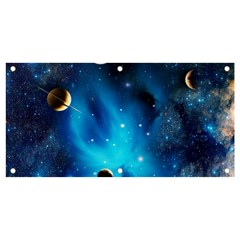 3d Universe Space Star Planet Banner And Sign 4  X 2  by Grandong