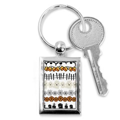 Halloween Holidays Key Chain (rectangle) by Sarkoni