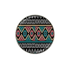 Aztec Wallpaper Hat Clip Ball Marker (4 Pack) by nateshop