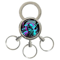 Aesthetic Art  3-ring Key Chain by Internationalstore