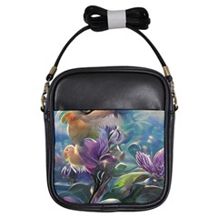 Abstract Blossoms  Girls Sling Bag by Internationalstore