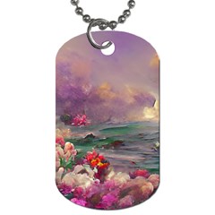 Abstract Flowers  Dog Tag (two Sides) by Internationalstore