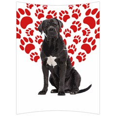 Cane Corso Gifts T- Shirt Cool Cane Corso Valentine Heart Paw Cane Corso Dog Lover Valentine Costume Yoga Reflexion Pose T- Shirtyoga Reflexion Pose T- Shirt Back Support Cushion by hizuto