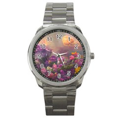 Floral Blossoms  Sport Metal Watch by Internationalstore