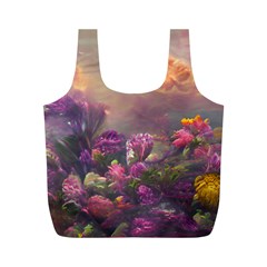 Floral Blossoms  Full Print Recycle Bag (m) by Internationalstore