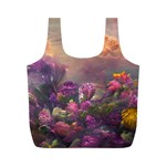 Floral Blossoms  Full Print Recycle Bag (M) Front