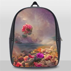 Floral Blossoms  School Bag (large) by Internationalstore