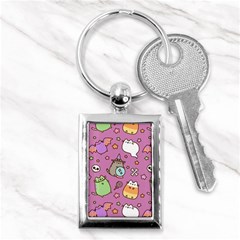 Pusheen Cat Key Chain (rectangle) by Pakjumat