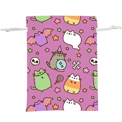 Pusheen Cat Lightweight Drawstring Pouch (xl) by Pakjumat