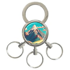 Mountain Mount Fuji 3-ring Key Chain by Pakjumat