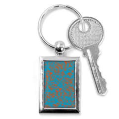 Animal Print Pattern Key Chain (rectangle) by Pakjumat