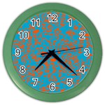 Animal Print Pattern Color Wall Clock Front