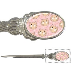 Cat Pattern Pink Cartoon Letter Opener by Pakjumat