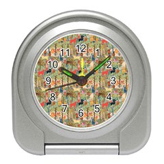 Animal Forest Pattern Travel Alarm Clock by Pakjumat