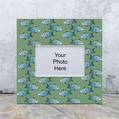 Fishes Pattern Background White Box Photo Frame 4  X 6  by Pakjumat