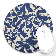 Bird Animal Animal Background Round Mousepad by Pakjumat