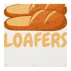 Bread Baking T- Shirt Funny Bread Baking Baker Loafers T- Shirt Banner And Sign 3  X 3  by JamesGoode