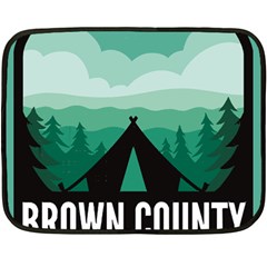 Brown County State Park T- Shirt Brown County State Park I N Camping T- Shirt Two Sides Fleece Blanket (mini) by JamesGoode