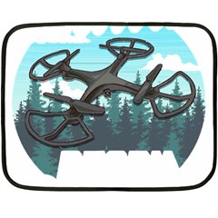 Build Crash Repeat Drone T- Shirt Build Crash Repeat Funny Drone Pilot Flying Pun T- Shirt Two Sides Fleece Blanket (mini) by JamesGoode