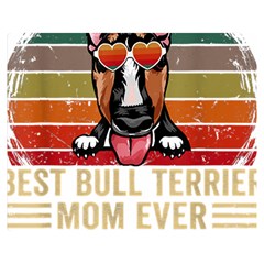 Bull Terrier T- Shirt Best Bull Terrier Moms Gift T- Shirt Premium Plush Fleece Blanket (medium) by JamesGoode