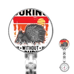 Porcupine T-shirtlife Would Be So Boring Without Porcupines T-shirt Stainless Steel Nurses Watch by EnriqueJohnson