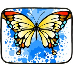 Butterfly Art T- Shirtbutterfly T- Shirt Fleece Blanket (mini) by JamesGoode